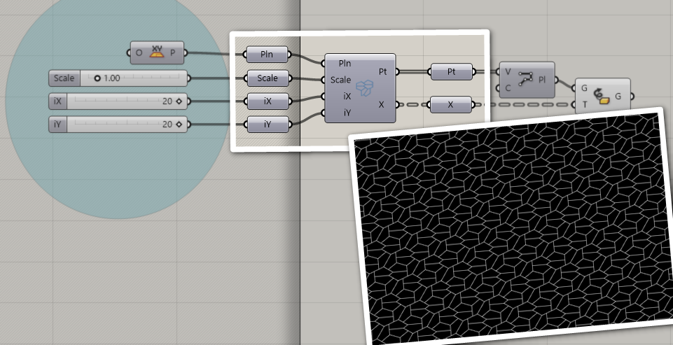 GH tool development Pentagonal Tiling for SOE 2019